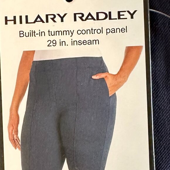 New Hilary Radley Pintuck Pant Women's Size XXL Tummy Control Mid-Rise Stretch - Picture 7 of 14